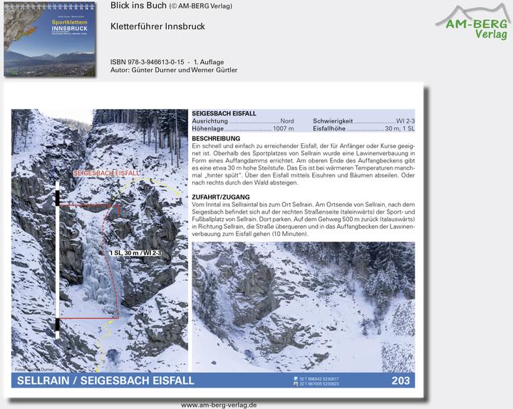 Produktbild Sportklettern Innsbruck und seine Feriendörfer (Deutsch, Günter Durner, Werner Gürtler, 2017)