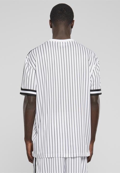 Produktbild Urban Classics Oversized Striped Mesh Tee - 138093 (M)