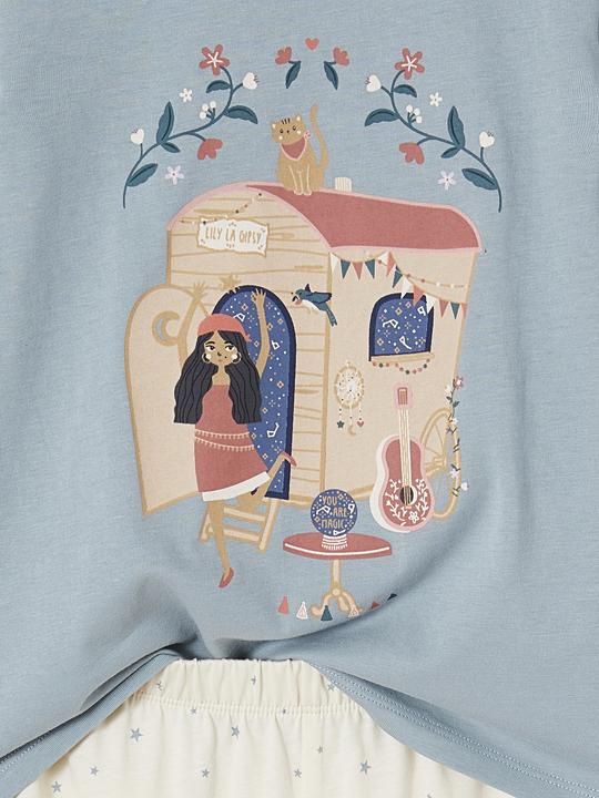 Produktbild Vertbaudet 2er-Pack lange Mädchen Schlafanzüge mit Boho-Print (98)