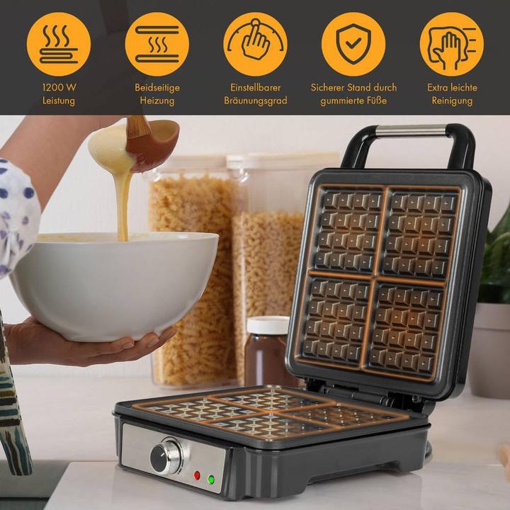 Actual product image Proficook Waffle Maker