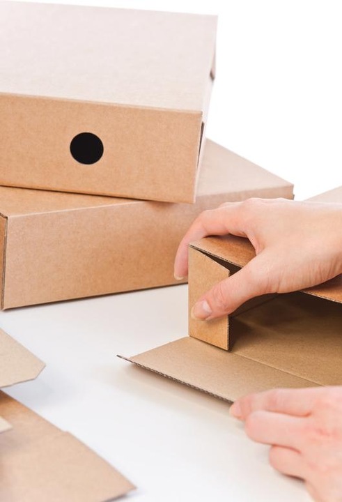 Image du produit Q-Connect Boîtes d'archives en carton ondulé fin (A4)