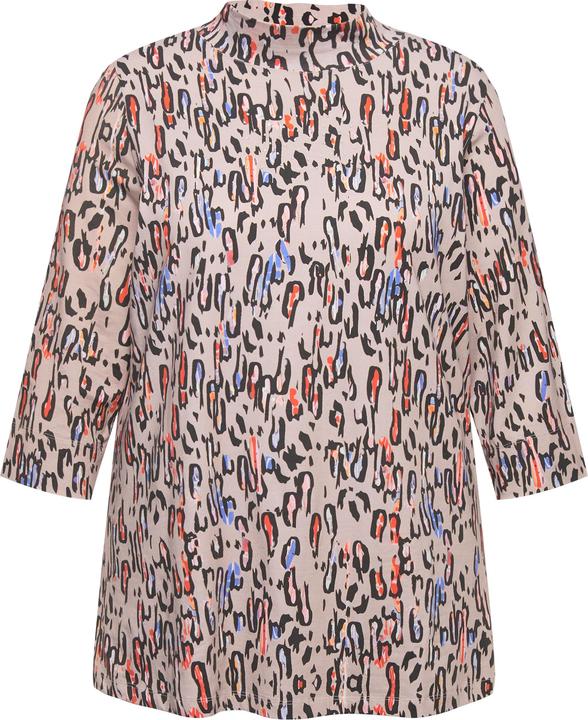 Immagine prodotto Ulla Popken Maglia classica con stampa, applicazioni, collo alto e maniche a 3/4 (42, 44)