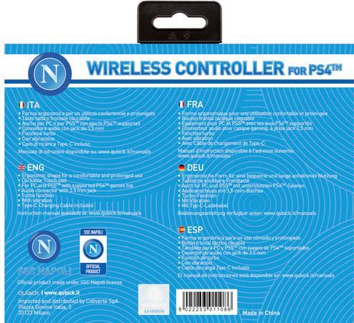 Actual product image GED Wireless Controller SSC Napoli (PS4) (PS4, PC)