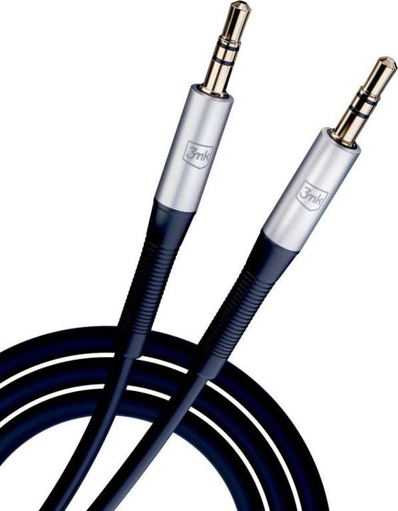 Produktbild 3MK Kabel AUX Jack 3,5 mm - Jack 3,5 mm 1m (1 m)