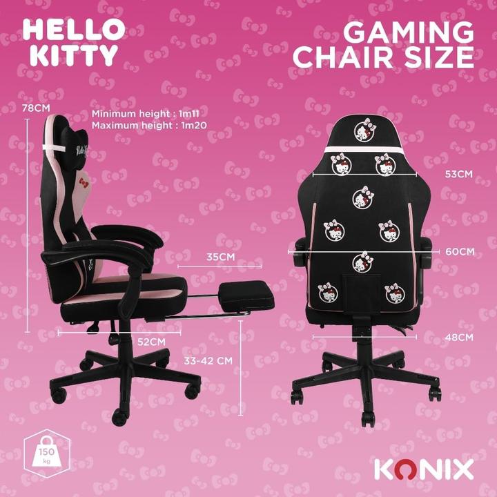 Productafbeelding Konix Hello Kitty Premium Gaming Chair