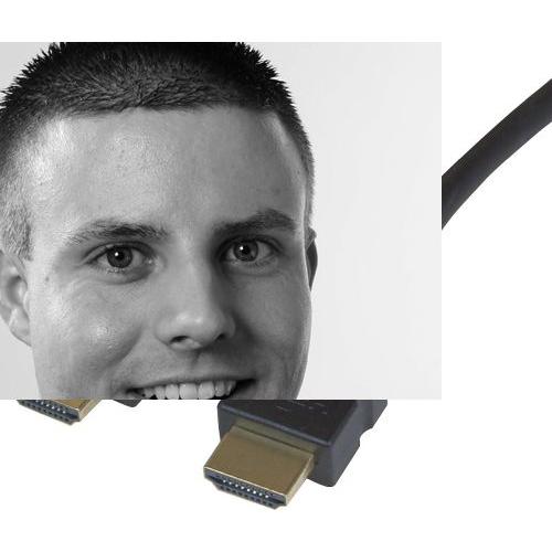 Générique Câble HDMI 1.4 Highspeed + Ethernet mâle/mâle - 5m (5 m), Cavo video, Nero