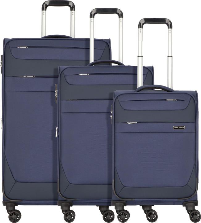Actual product image Worldpack Dublin 4 wheel suitcase set 3-piece (195 l)