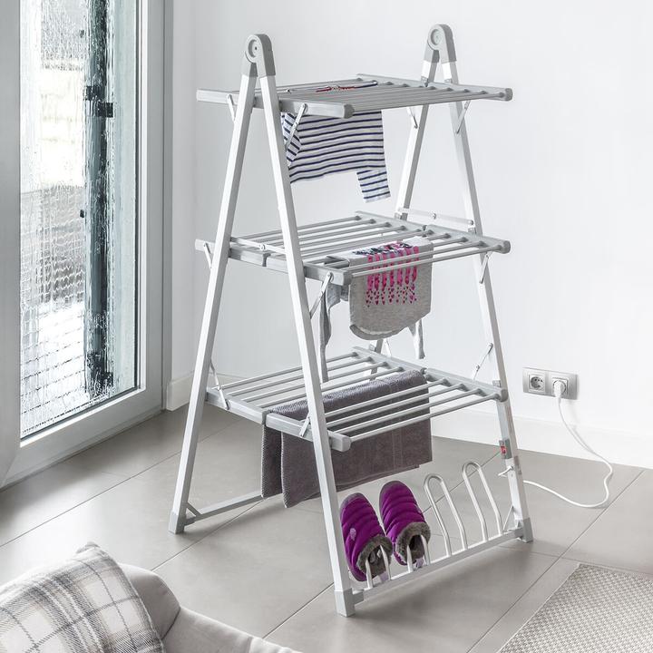 Actual product image InnovaGoods Folding electric clothes horse Verayer (1.40 m)