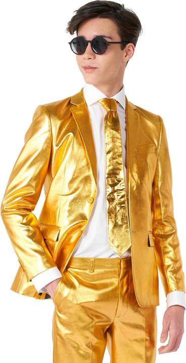 Produktbild OppoSuits Teen Groovy Gold Anzug für Jugendliche (170)