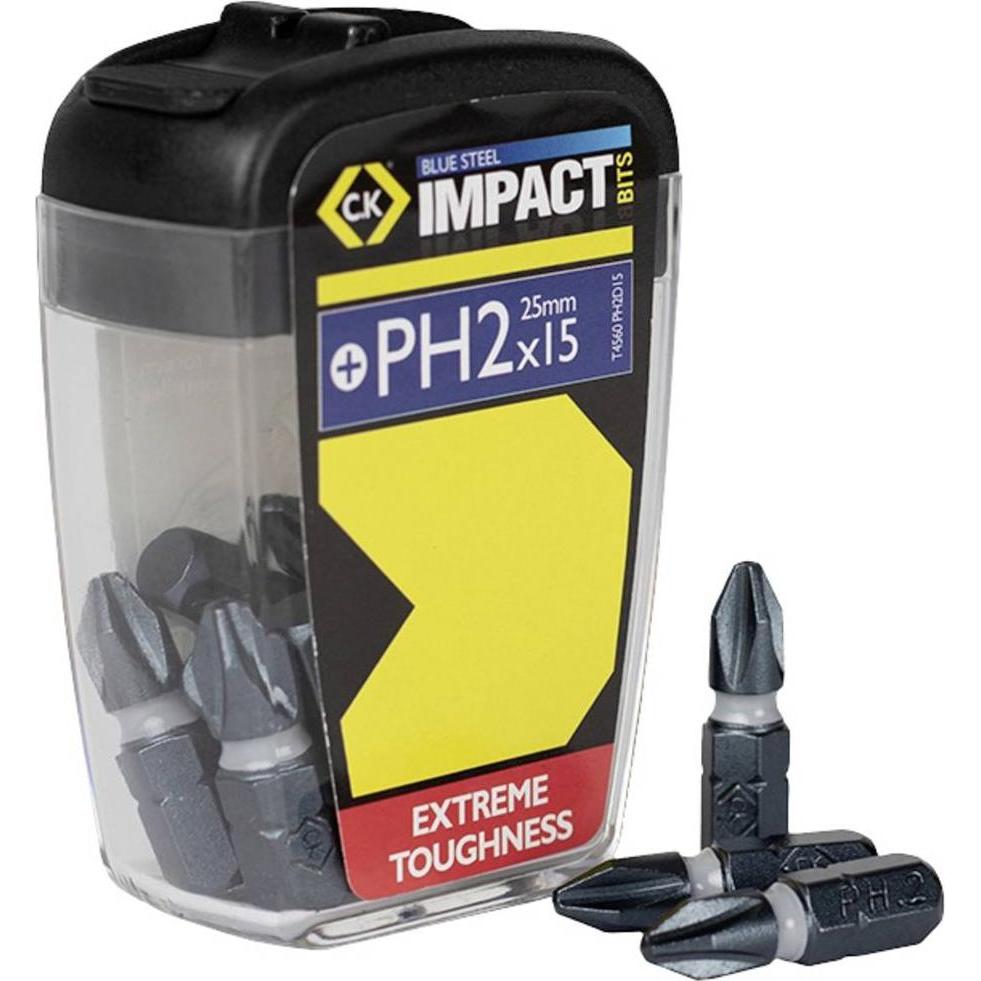 C.K Magma, Bits, C.K Blue Steel T4560 PH2D15 Kreuzschlitz-Bit 15teilig Kreuzschlitz Phillips (PH2)