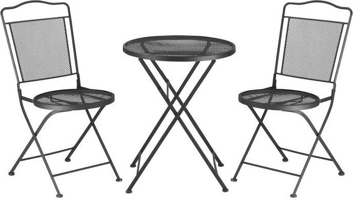 Image du produit Swisshandel24 Ensemble de meubles de jardin Salon de jardin Balcon Ensemble pour 2 personnes Salle à manger 1 (55.50 cm)