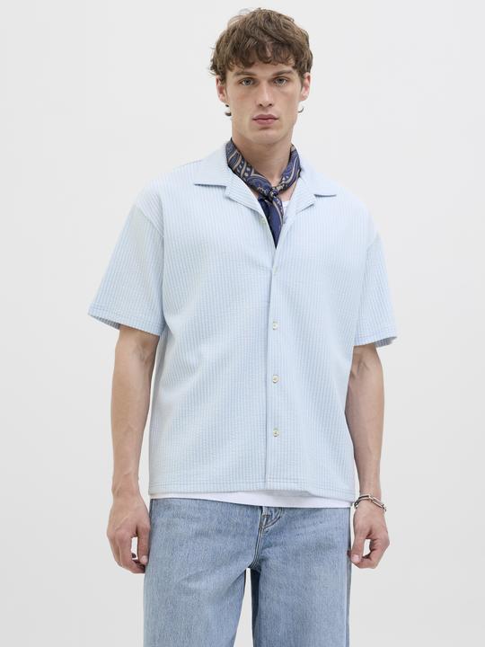 Produktbild Jack & Jones Jorsummer Striped Shirt Ss Ss25 (XXL)