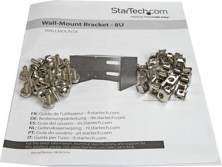 Produktbild StarTech 8u Wall-Mount Bracket (8 HE, 19 Zoll Rack)