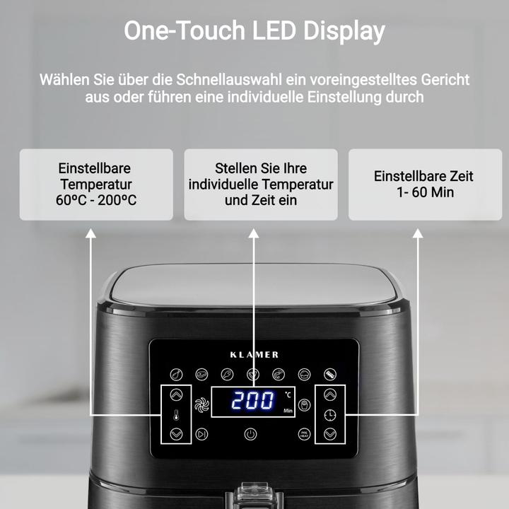 Produktbild KLAMER Heissluftfritteuse