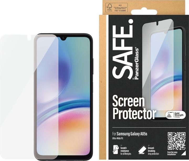Immagine prodotto PanzerGlass SAFE by Sam A05s Protezione dello schermo Ultra-Wide Fit SAFE95623 (1 Pezzo/i, Samsung Galaxy A05s)