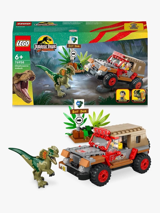 Productafbeelding LEGO 76958 Hinderlaag van de Dilophosaurus (76958, LEGO Jurassic World)