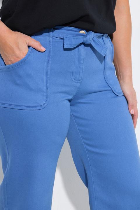 Produktbild Ulla Popken Jeans-Culotte, weites Bein, Elastikbund (60)