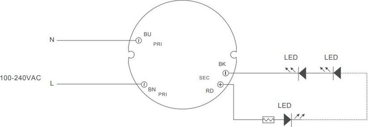 Produktbild Synergy 21 HEP Netzteil - 12V 12W - für Unterputzdose