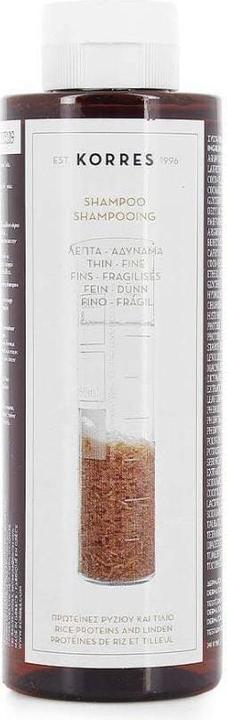 Produktbild Korres Rice Proteins & Linden Shampoo (250 ml, Flüssiges Shampoo)