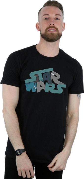 Image du produit Star Wars - T-shirt DEATH STAR JUMBLE LOGO - Homme (4XL)