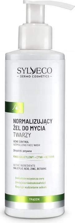 Actual product image Sylveco Dermo Acne Normalizing Face Wash Gel 200 Ml (200 ml)