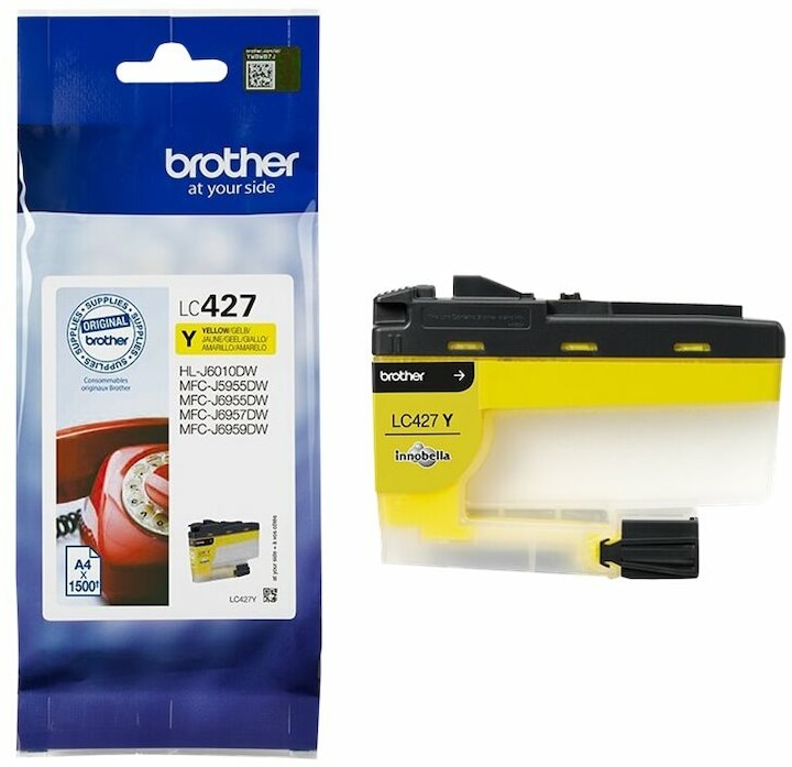 Actual product image Brother Ink cartridge yellow (Y)