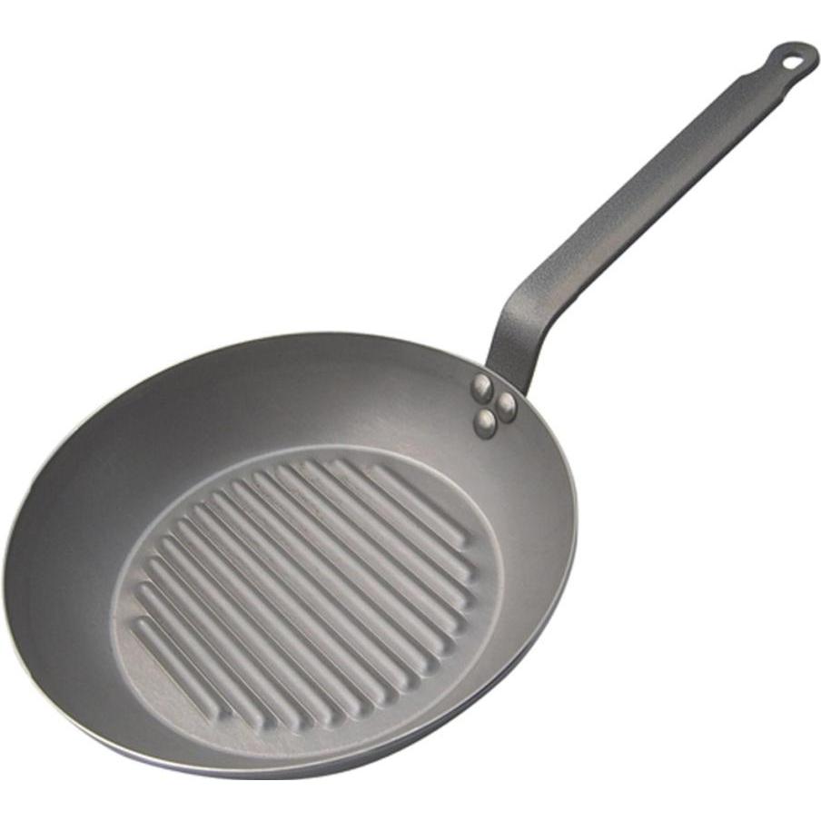 de Buyer Carbone Plus Grill Pan Induction, Padella + Pentola, Grigio