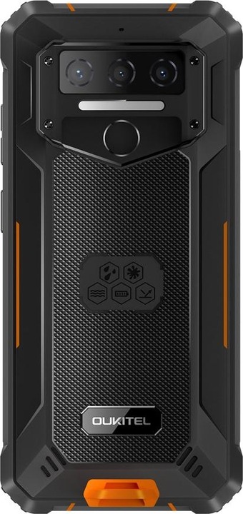 Immagine prodotto Oukitel WP23 Pro (128 GB, Arancione vibrante, 6.52", Doppia SIM, 13 Mpx, 4G)