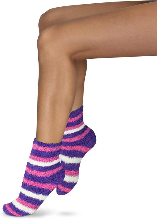 Produktbild Normani Kuschel-Socken Ringel (2er Pack, One Size)
