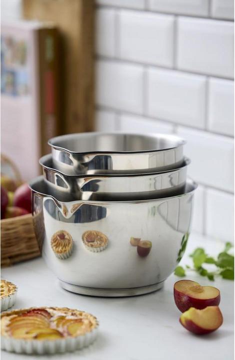 Actual product image Rosti Margrethe bowl - Set of 3 - Steel (23921) (21.80 cm, 1.50 l, 3x)