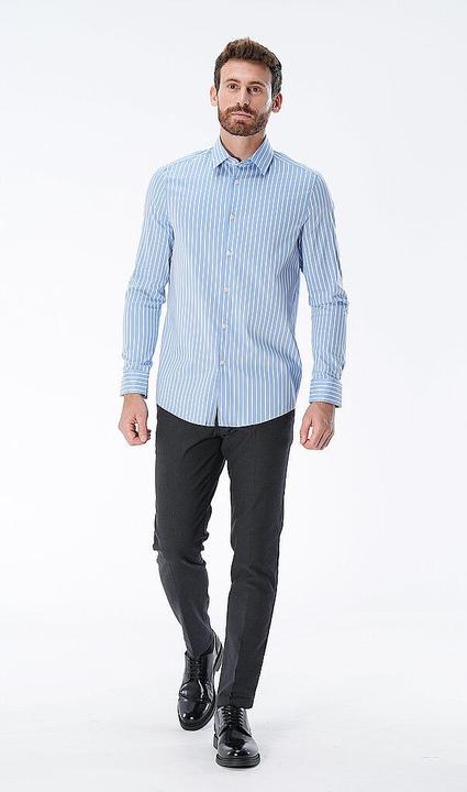 Immagine prodotto Drykorn Regular Fit Ramis Shirt Mid Stripes Blue (S)