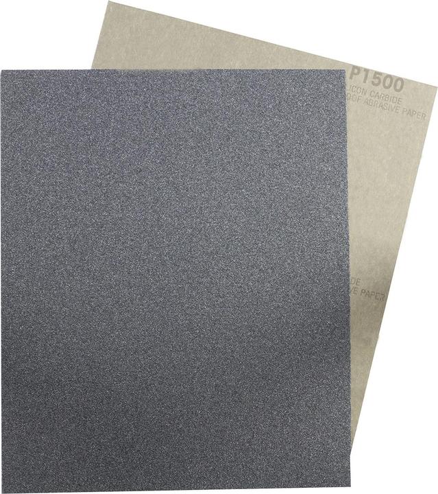 Produktbild RS PRO Schleifpapier P1500 (Sehr Fein), Siliziumkarbid, 25 Stück (1500)