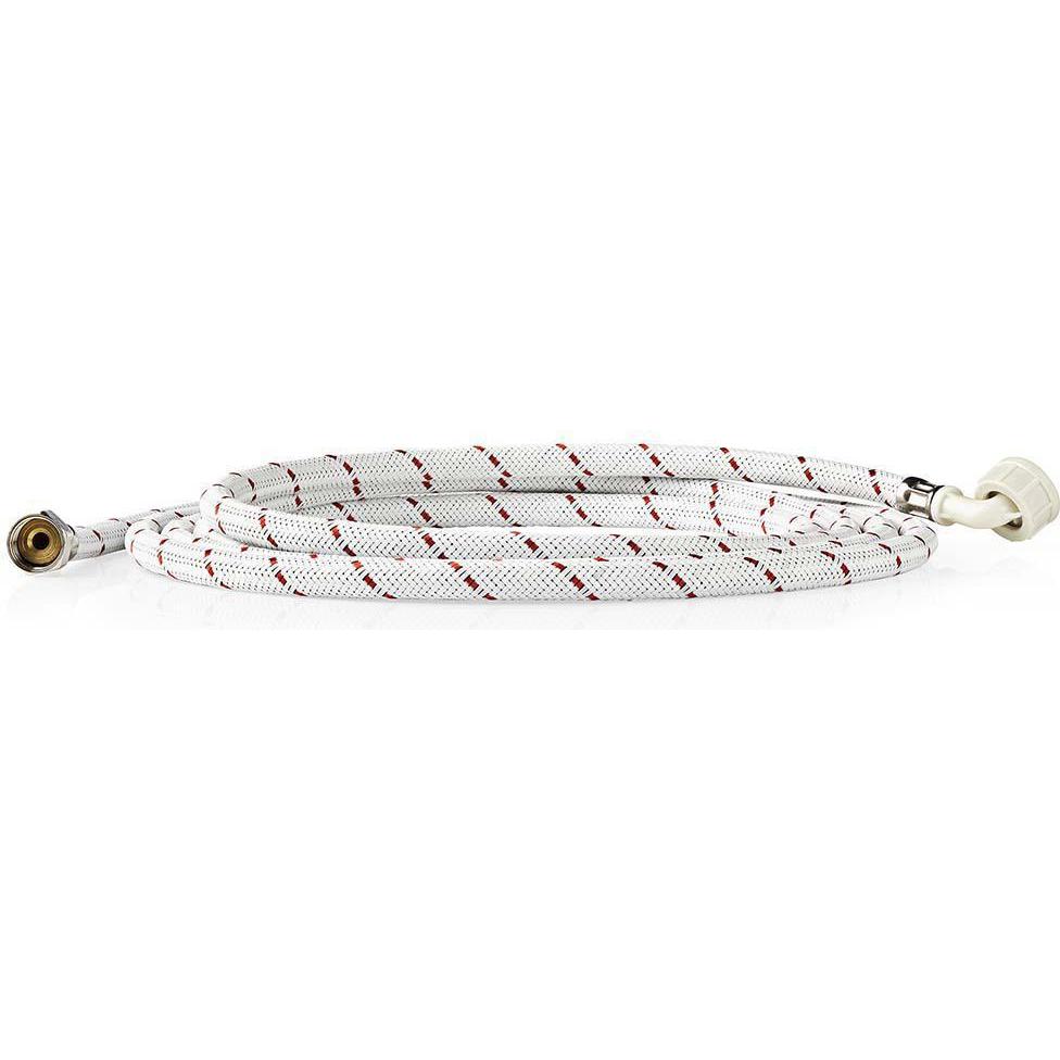 Thumbnail - Nedis Nylon Zulaufschlauch 1/2 " Straight 3/4 ‚‘ abgewinkelt 10 bar 90 °C 2.00 m Anwendu Unisex, Zubehör Waschen + Trock...