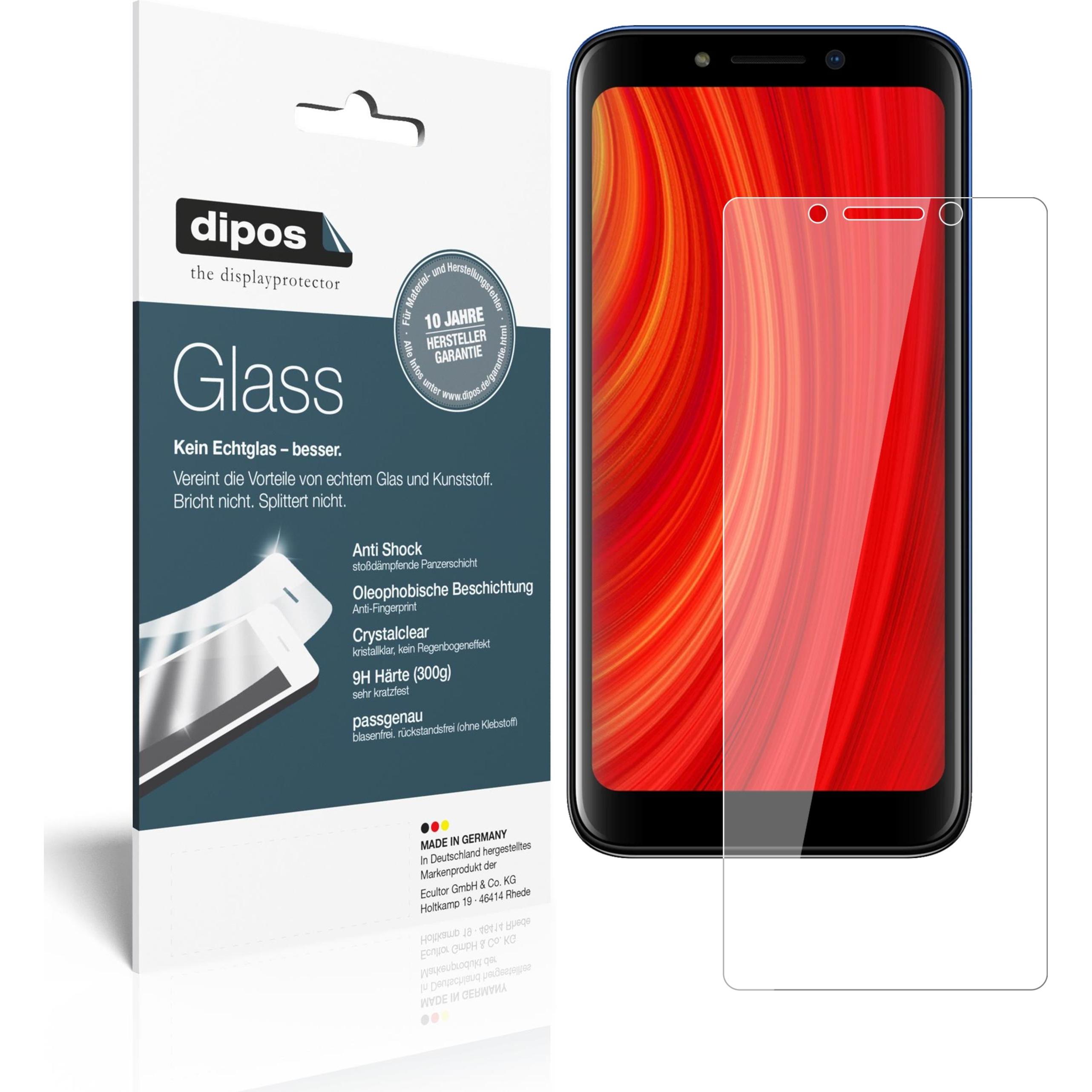 Thumbnail - Dipos Displayschutz Anti-Shock (2 Stück, Lava Z61 Pro), Smartphone Schutzfolie, Transparent