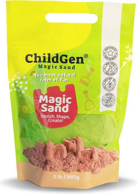 Green coloured Magic Sand refill