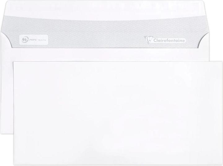Actual product image Clairefontaine Envelopes, DL, 110 x 220 mm, white (110 x 220 mm, 1 x)