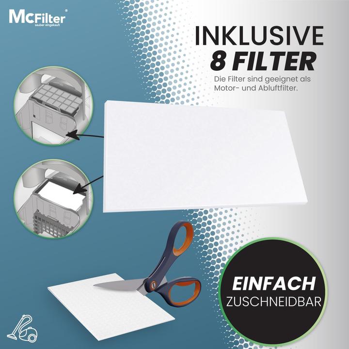 Produktbild Mc Filter Staubsaugerbeutel-Set (16x)