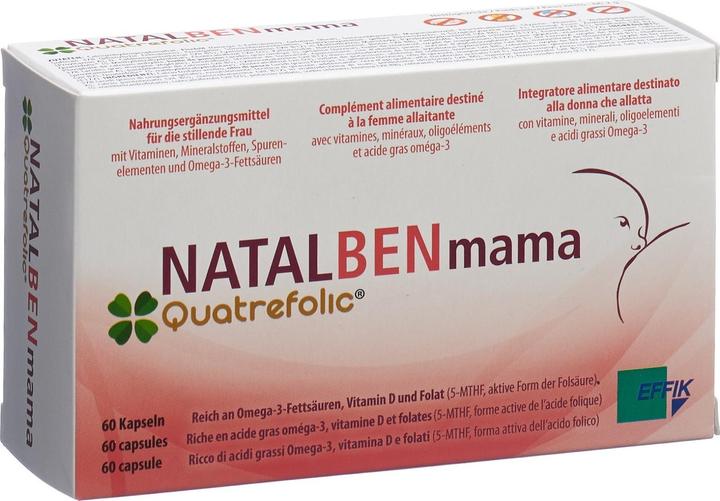 Actual product image Natalben Mom (60 Piece, Capsules, 98 g)