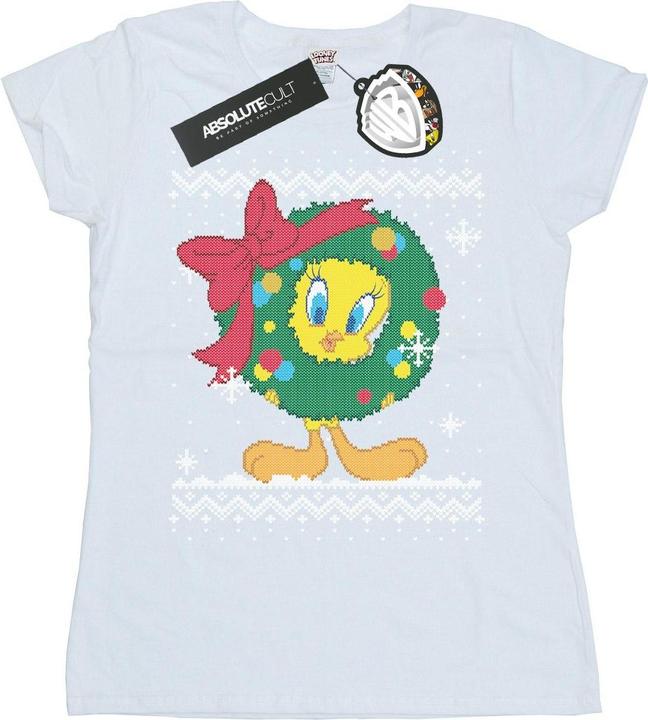 Image du produit Looney Tunes - T-shirt TWEETY PIE CHRISTMAS FAIR ISLE - Femme (S)