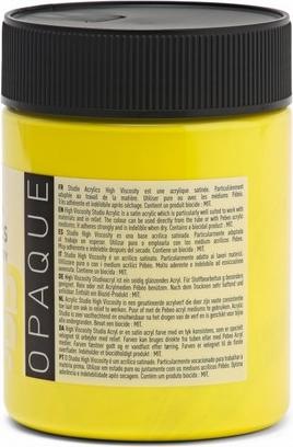 Actual product image Pebeo Studio Acrylics fine acrylic (Primary yellow, 500 ml)
