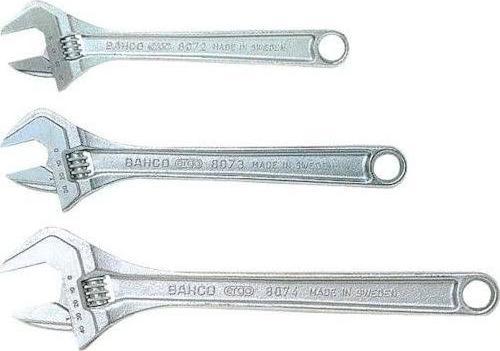 Actual product image Bahco 34 mm standard open-end spanner with central nut, chrome-plated, 305 mm (34 mm)