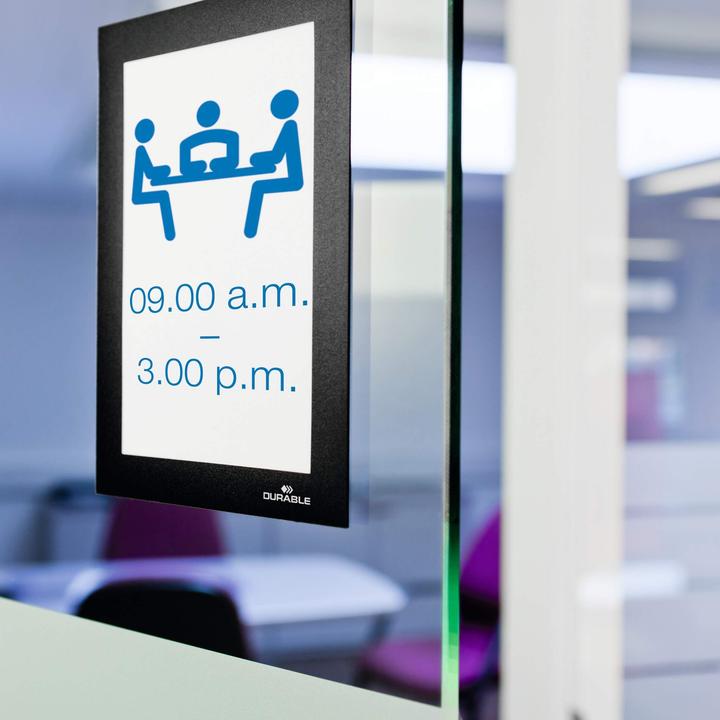 Actual product image Durable Duraframe A6, black, 2 pieces