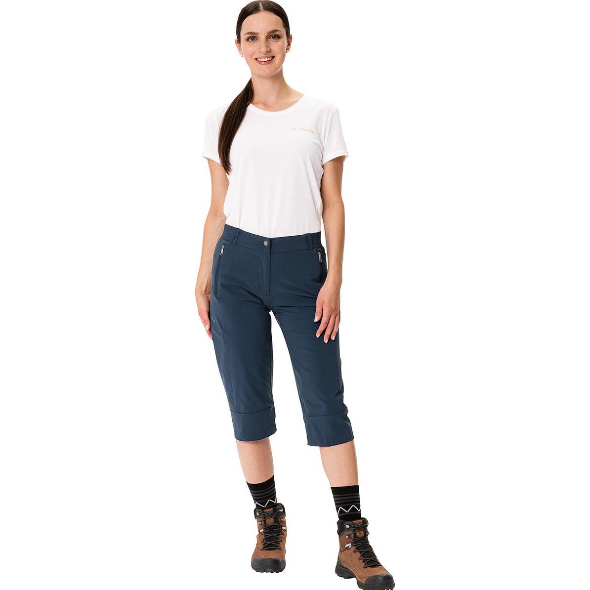 Thumbnail - Vaude, Damen, Outdoorhose, Women's Farley Stretch Capri III (48), Blau, 48