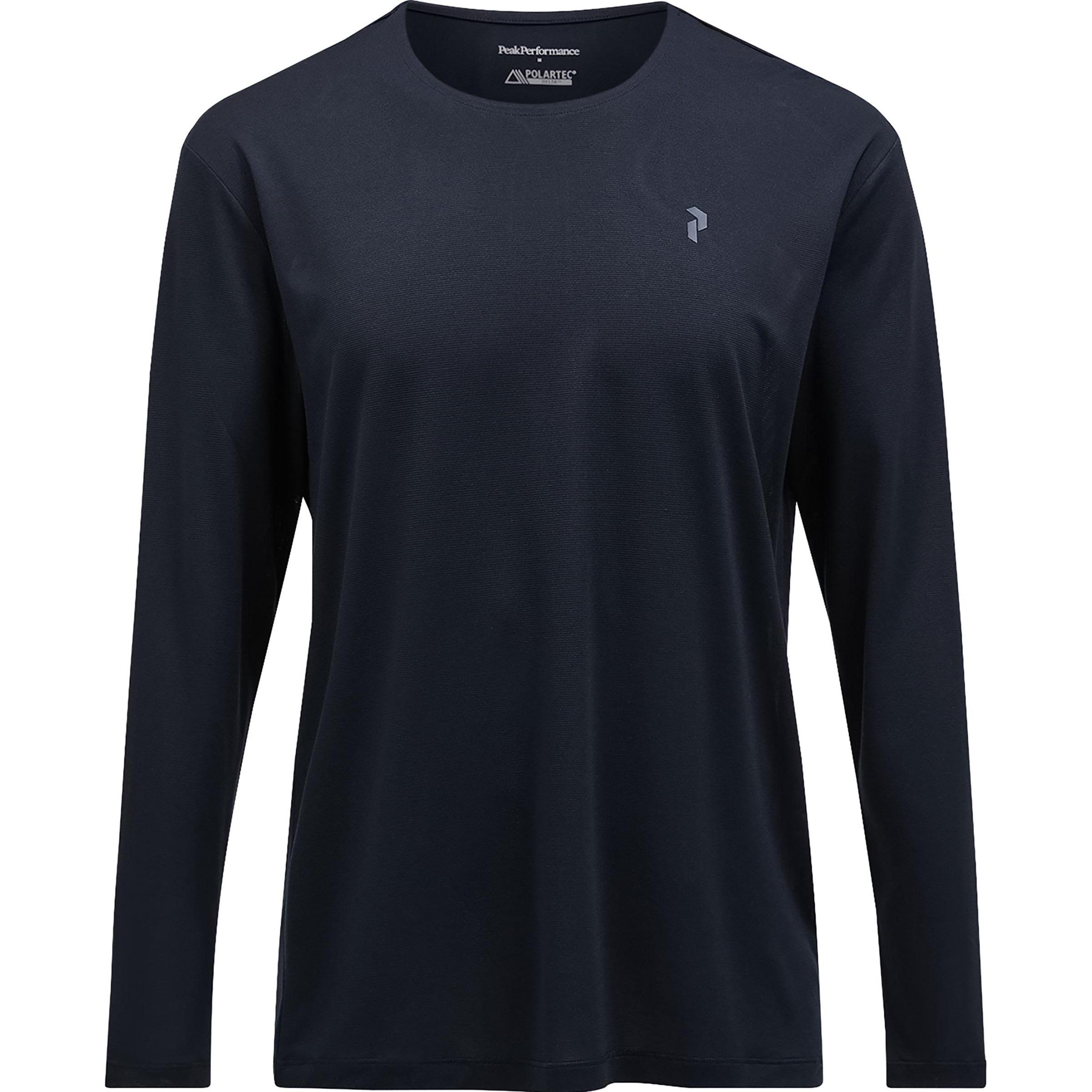 Peak Performance, Herren, Funktionsshirt, Delta L/S Tee (L), Schwarz, L