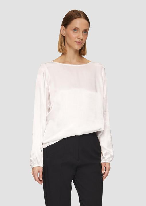 Immagine prodotto s.Oliver T-Shirt Satiniertes Blusenshirt aus Viskose (46)