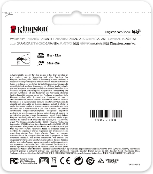 Actual product image Kingston Canvas Go! Plus (256 GB, SDXC, U3, UHS-I)