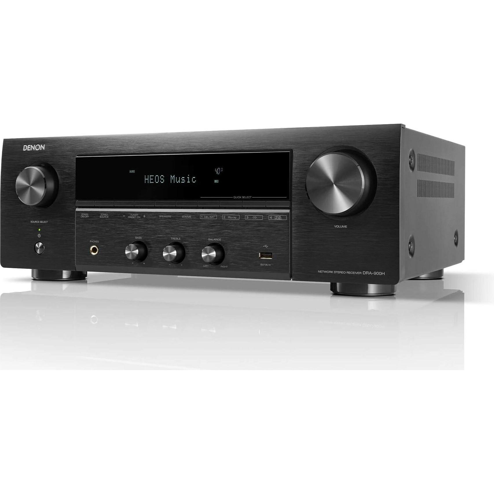 Denon DRA 900H (2.2 Canale, FM, DAB+), Ricevitore AV, Nero