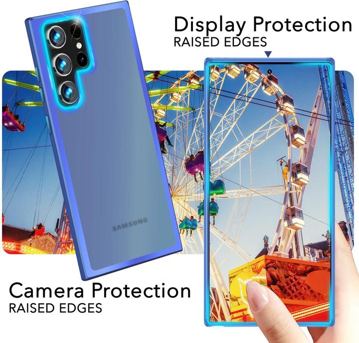 Actual product image Nalia Semi-transparent hybrid cover with protective frame (Samsung Galaxy S24 Ultra)