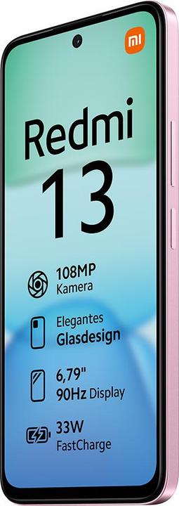 Actual product image Xiaomi Redmi 13 (256 GB, Pearl Pink, 6.79", Hybrid Dual SIM, 4G)