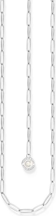 Produktbild Thomas Sabo Member Charm Halskette mit Weissem Charmista Coin Silber (925er Silber, Emaille, 90 cm)